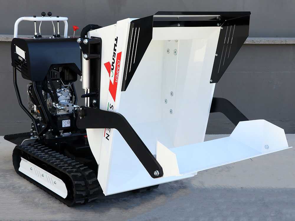 Diesel rupsdumper laadvermogen 500 kg Seven Italy TH500C L70-E, hydraulisch kiepen, detail 12