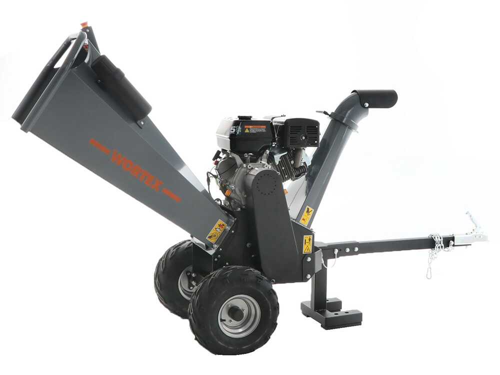 Wortex Drake D420/120L benzine hakselaar, takken tot 90 mm, detail 11