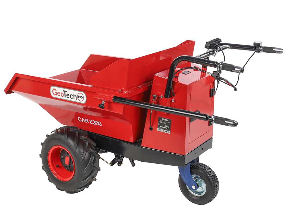 Accu motorkruiwagen laadvermogen 300 kg GeoTech Pro Wheelbarrow Mini, detail 12
