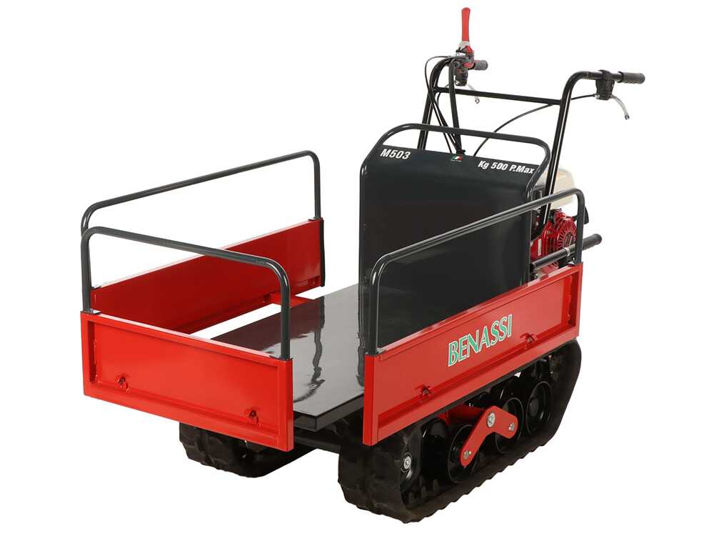 Rupsdumper laadvermogen 550 kg Benassi M503, detail 12