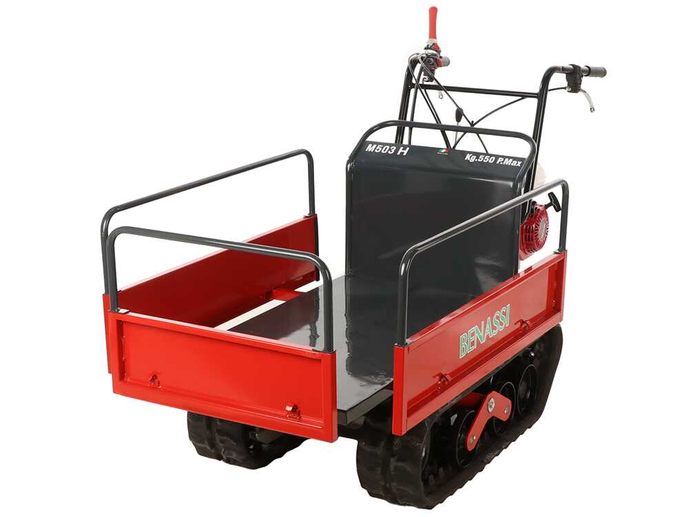 Rupsdumper laadvermogen 550 kg Benassi M503H, detail 12