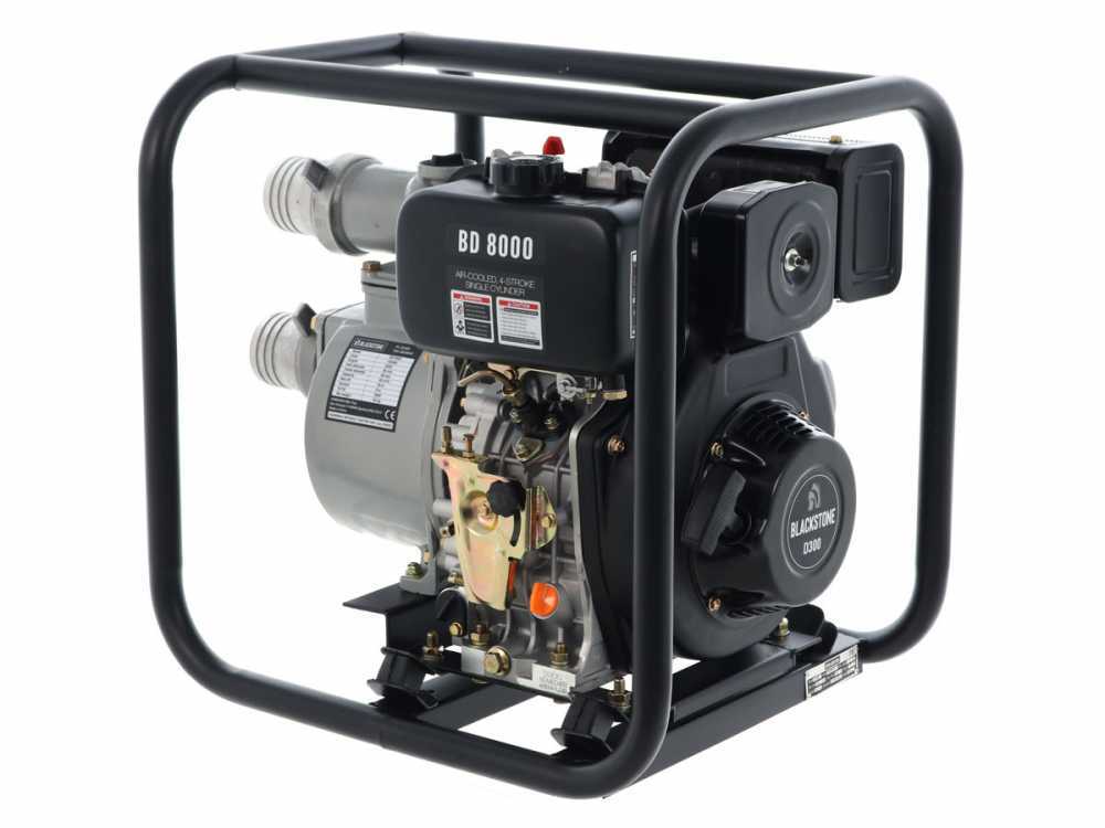 BlackStone BD 8000 diesel motorpomp, aansluiting 80 mm, detail 13