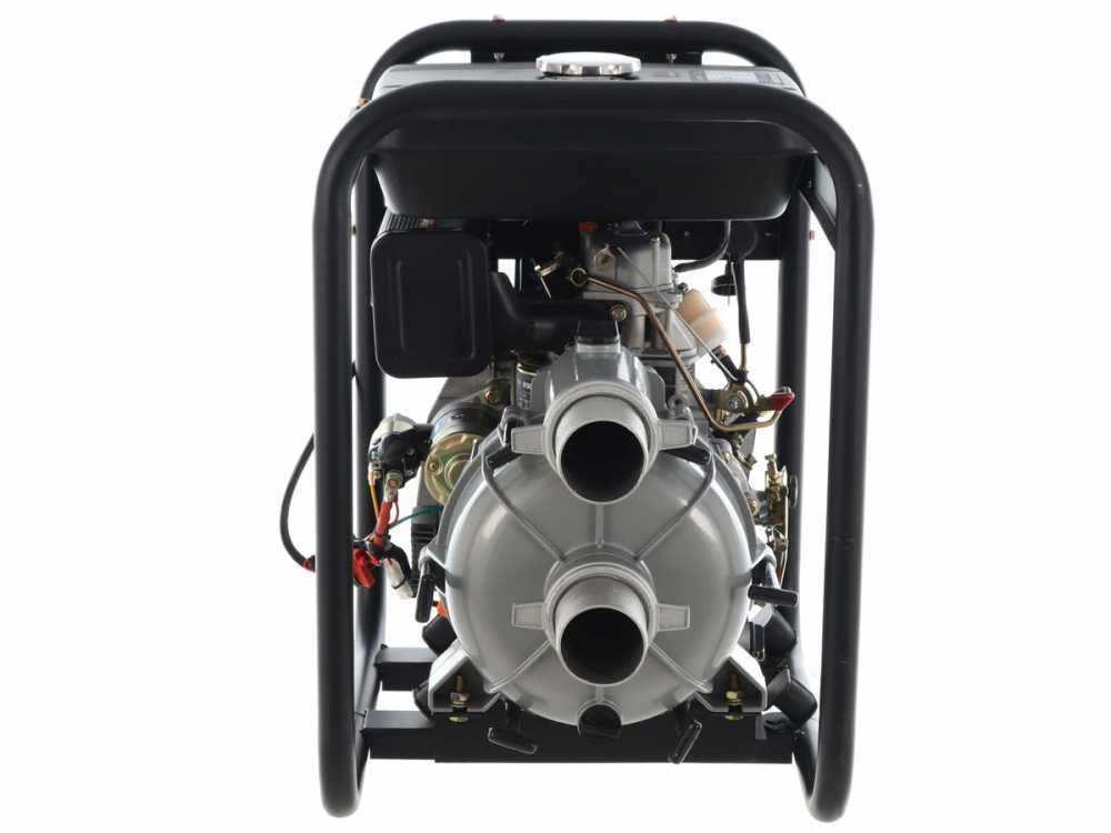 BlackStone BD-T 8000ES diesel motorpomp voor vuil water, aansluiting 80 mm, detail 12