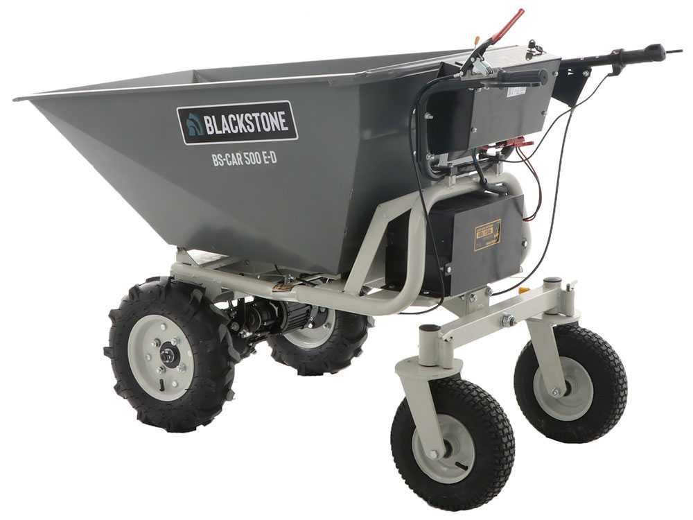 Accu motorkruiwagen laadvermogen 500 kg BlackStone BS-CAR 500 E-D, 48 V 25 Ah, detail 12