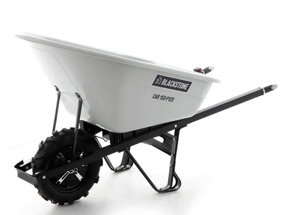 Accu motorkruiwagen laadvermogen 150 kg BlackStone CAR 150-P120, 24 V 12 Ah, detail 12