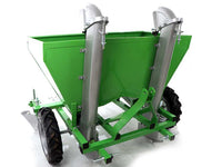 Bomet Gemini 2-rijige aardappelpootmachine, rubberwielen, detail 13