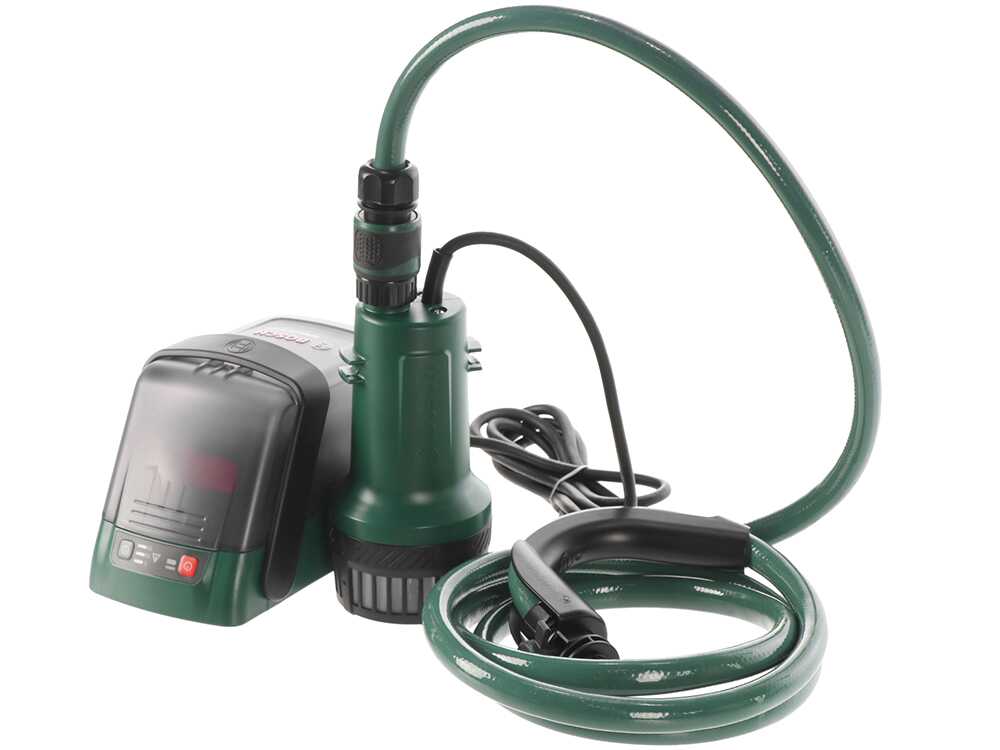 Bosch GardenPump 18V-2000 dompelpomp voor schoon water, 18 V 2,5 Ah, detail 12