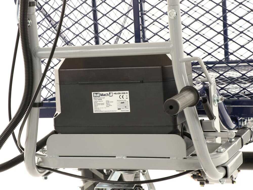 Accu motorkruiwagen laadvermogen 230 kg BullMach Helios 230 O, 48 V 2 Ah, detail 12