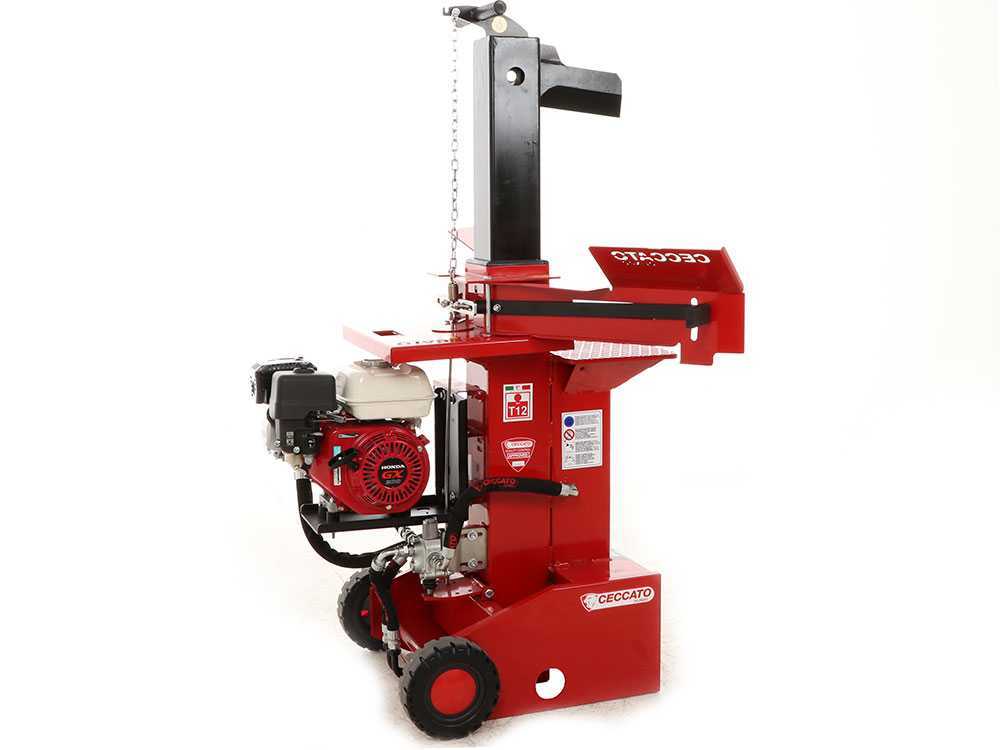 Ceccato Olindo BULL SPL12H GX200 benzine houtklover, 12 ton, verticaal, detail 13