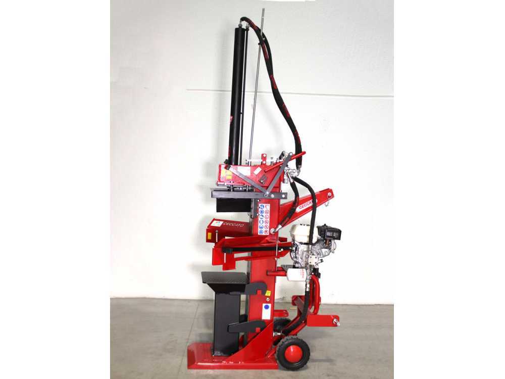 Ceccato Olindo BULL SPL13H benzine houtklover, 13 ton, verticaal, detail 13