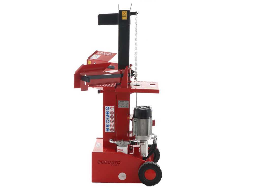 Ceccato Olindo BULL SPLE10T elektrische houtklover, 10 ton, verticaal, detail 12