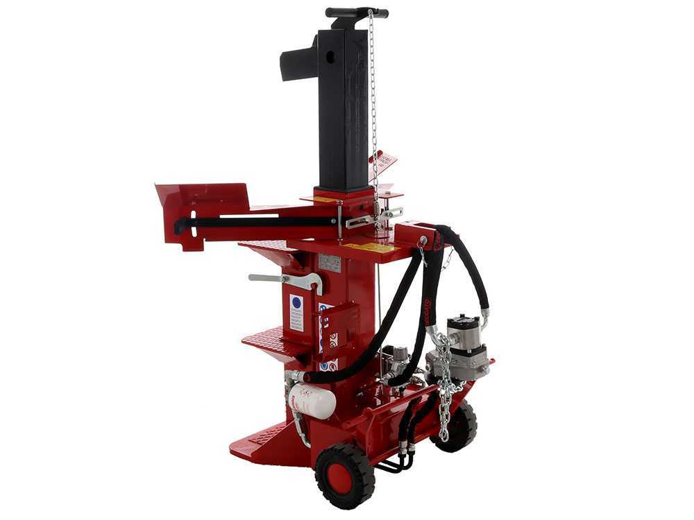 Ceccato Olindo BULL SPLT12F aftakas houtklover, 12 ton, verticaal, detail 13