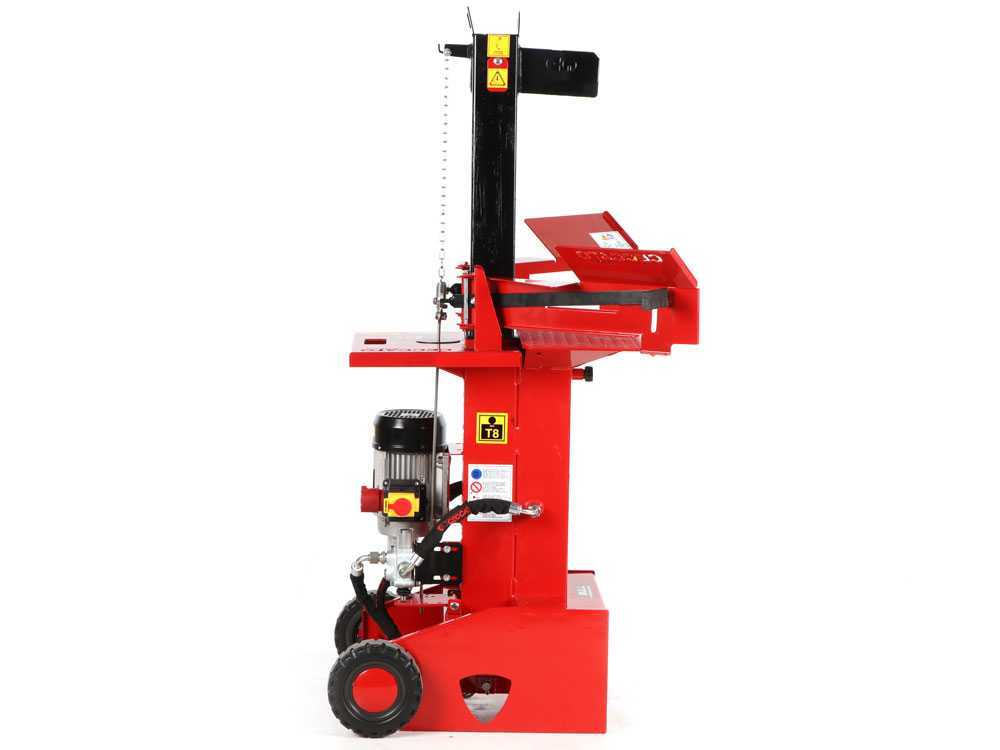 Ceccato Olindo BULL SPLE8T elektrische houtklover, 8 ton, verticaal, detail 12