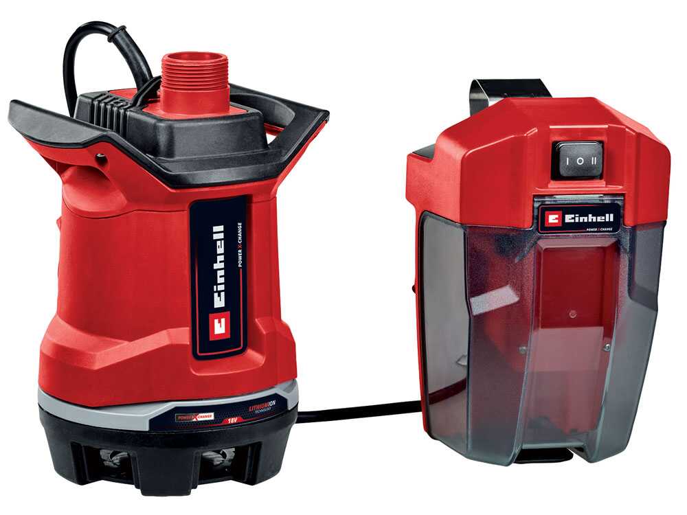 Einhell GE-DP 18/25 Li dompelpomp voor vuil water, 18 V 2,5 Ah, detail 11