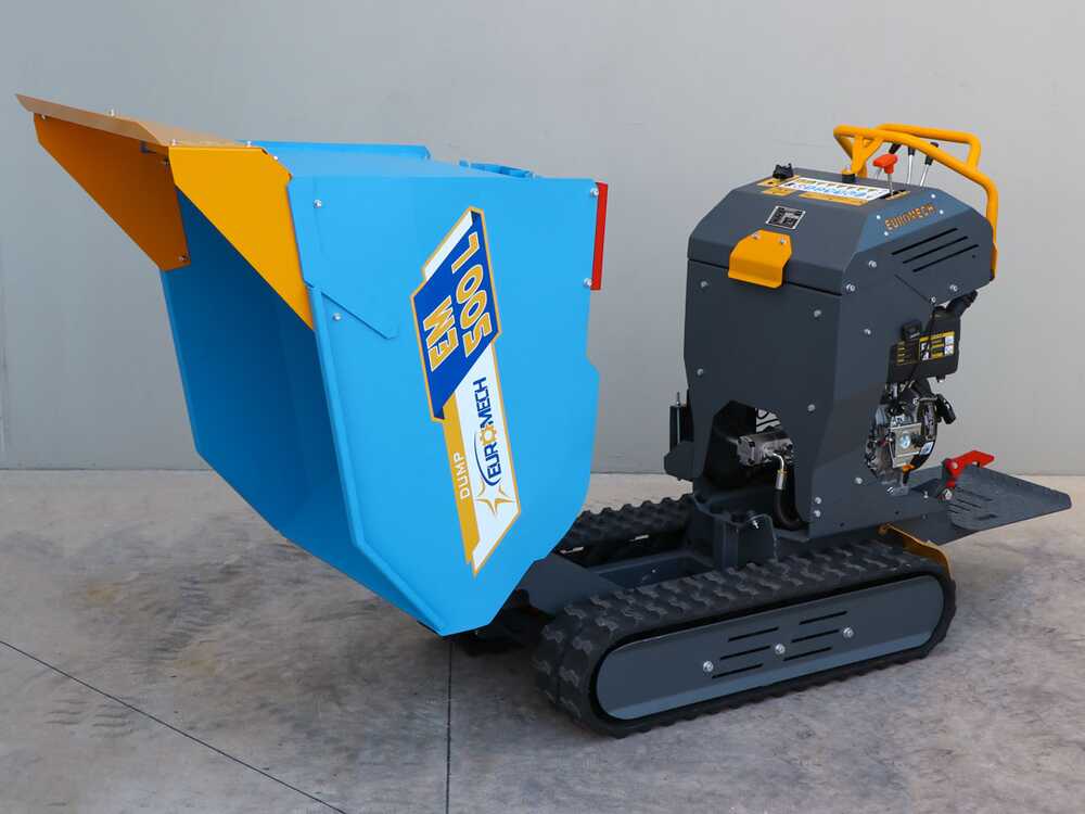 Rupsdumper laadvermogen 500 kg EuroMech EM500L-Dump, hydraulisch kiepen, detail 13