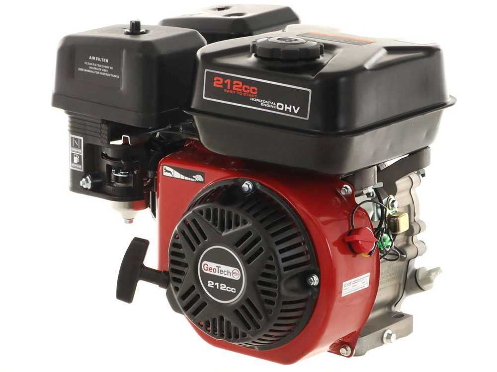 GeoTech Pro 212 cc benzinemotor met horizontale as, 7,5 pk, detail 12