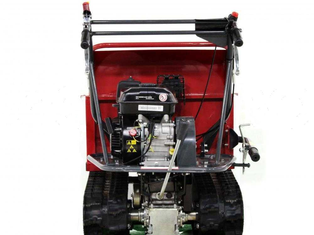 GeoTech Pro BMS155 BS benzine hakselaar, takken tot 90 mm, op rupsen, detail 13