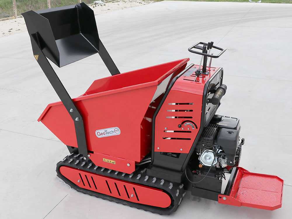 Rupsdumper laadvermogen 500 kg GeoTech Pro Geoporter 550 DHS Hydro, hydraulisch kiepen, detail 13