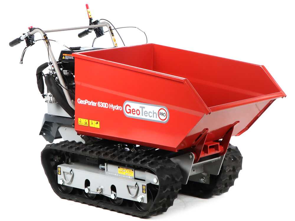 Rupsdumper laadvermogen 600 kg GeoTech Pro GeoPorter 630D Hydro, hydraulisch kiepen, detail 13