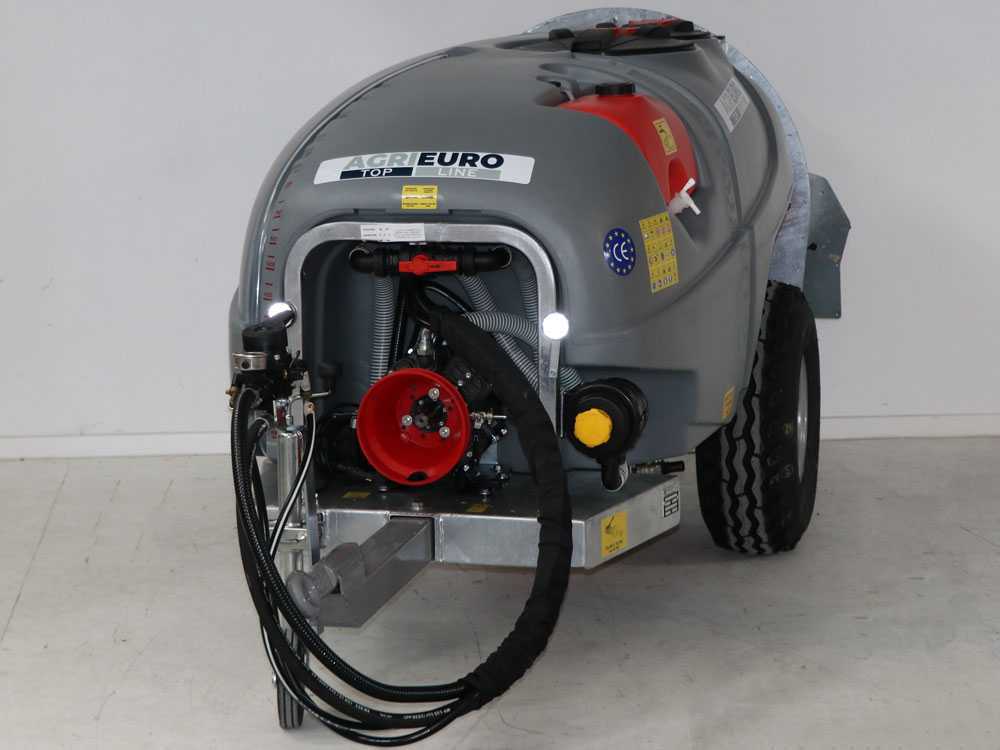 AgriEuro TOP-LINE Gray T Car 1000/80 getrokken nevelspuit, 1000 liter, pomp AR1064, detail 13