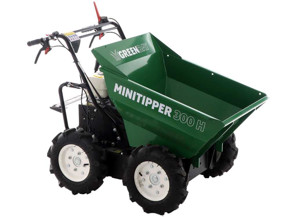 Motorkruiwagen laadvermogen 300 kg GreenBay MiniTipper 300 H, motor Honda GP160, 4x4, detail 12