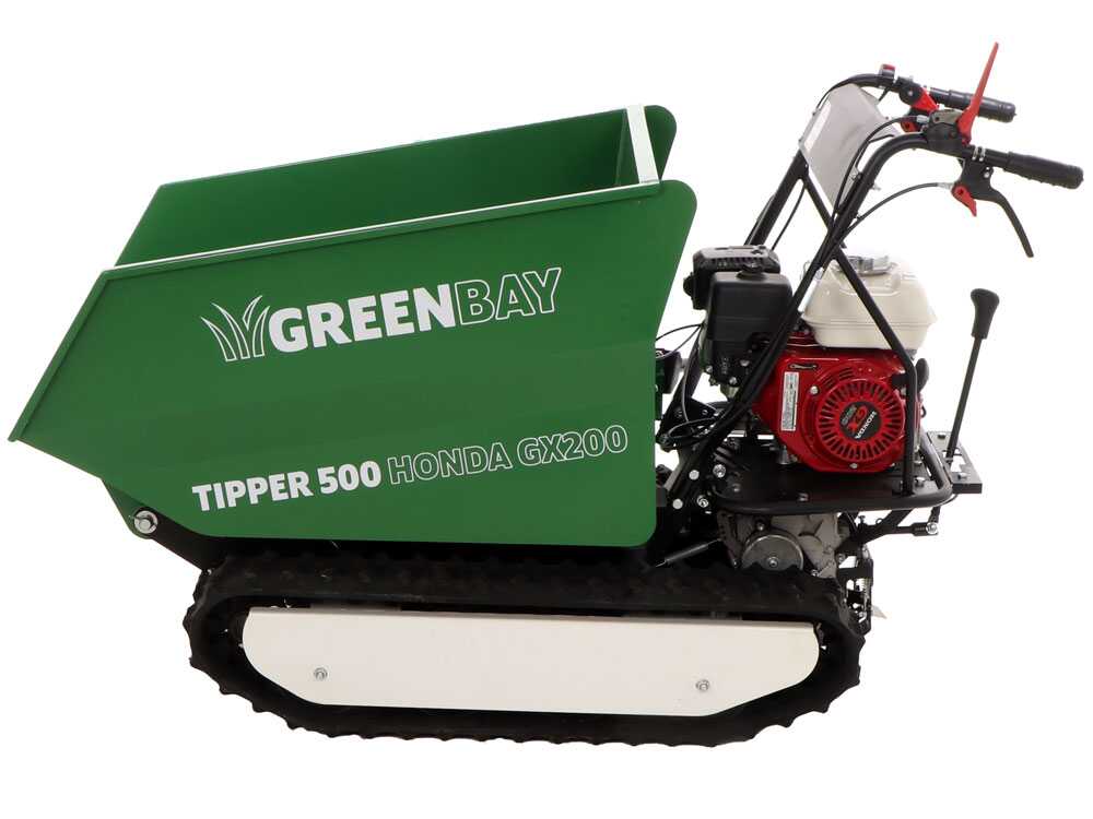 Rupsdumper laadvermogen 500 kg GreenBay Tipper 500, motor Honda GX200, detail 13