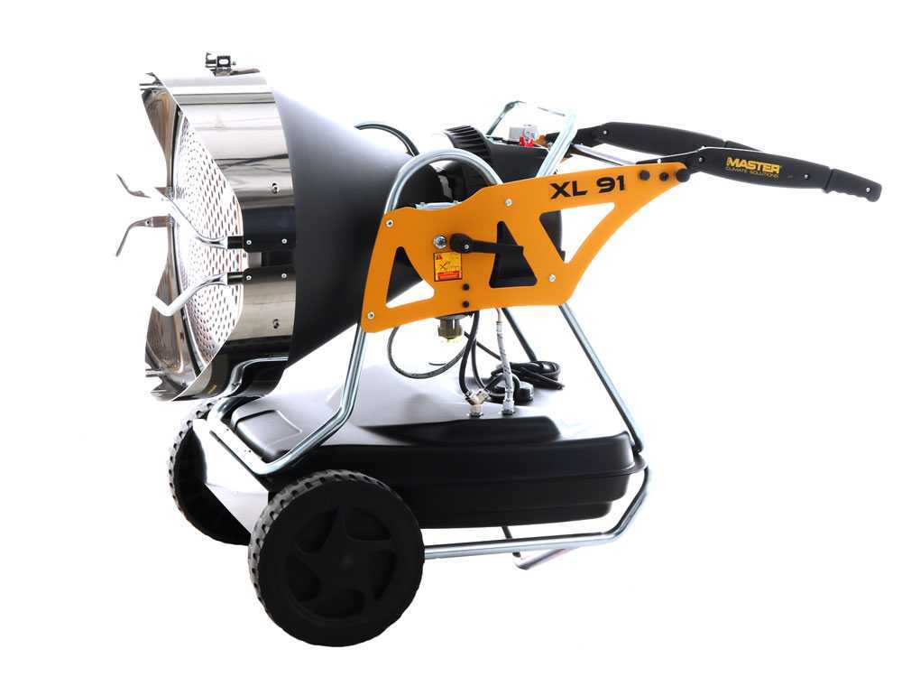 Master XL 9 SR diesel heteluchtkanon 43 kW, direct gestookt, detail 12