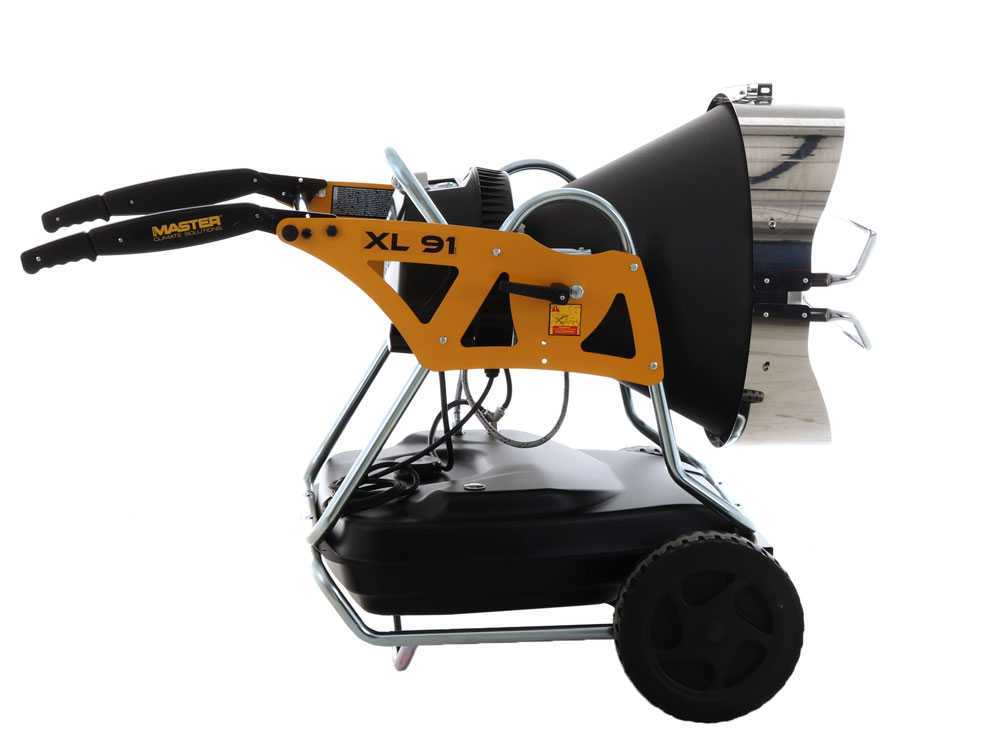 Master XL 91 diesel infrarood heater 43 kW, direct gestookt, detail 12