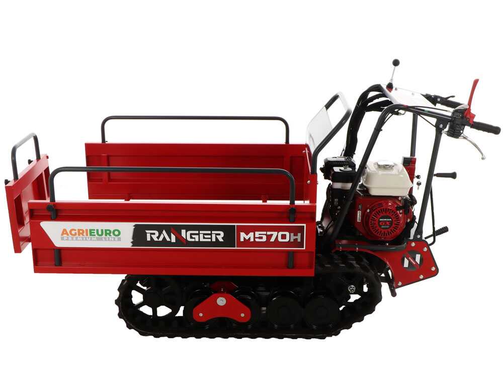 Rupsdumper laadvermogen 500 kg AgriEuro Premium Ranger M570 H-E Extendable, motor Honda GX200, detail 13