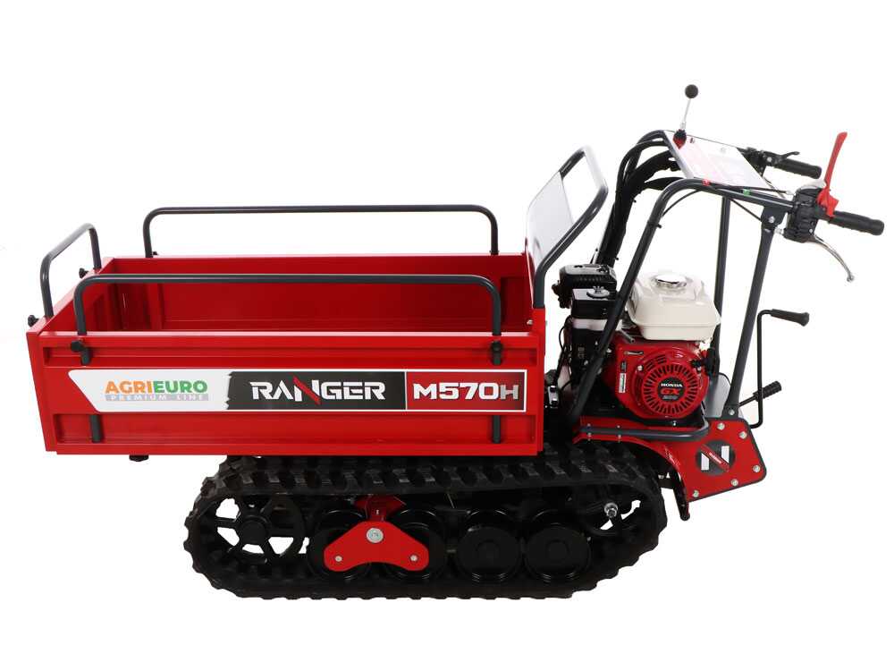 Rupsdumper laadvermogen 500 kg AgriEuro Premium Ranger M570 H Extendable, motor Honda GX200, detail 13