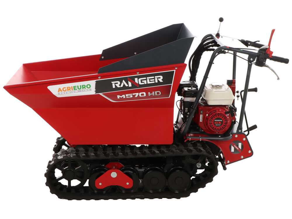 Rupsdumper laadvermogen 500 kg AgriEuro Premium Ranger M570 HD-E, motor Honda GX200, detail 13