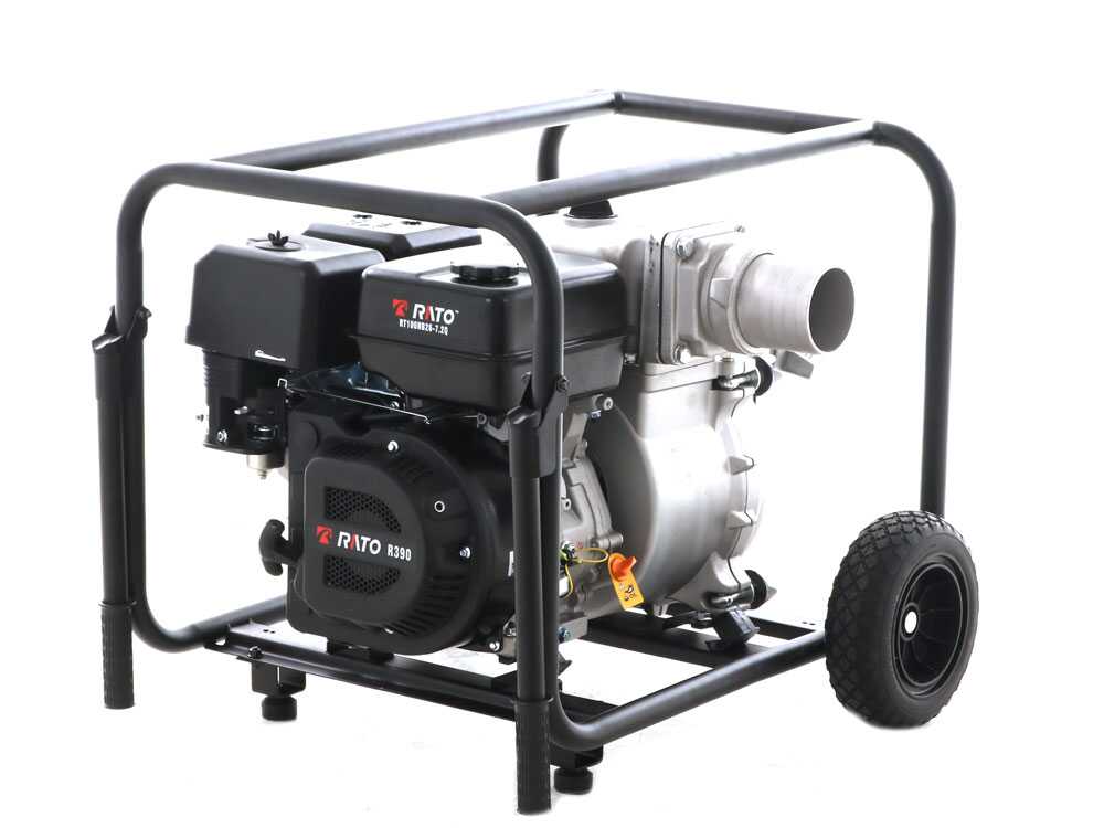 Rato RT100NB26 benzine motorpomp voor vuil water, detail 12