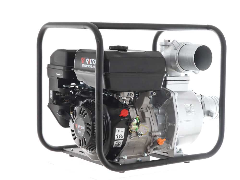 Rato RT100ZB26-5.2Q benzine motorpomp, detail 12