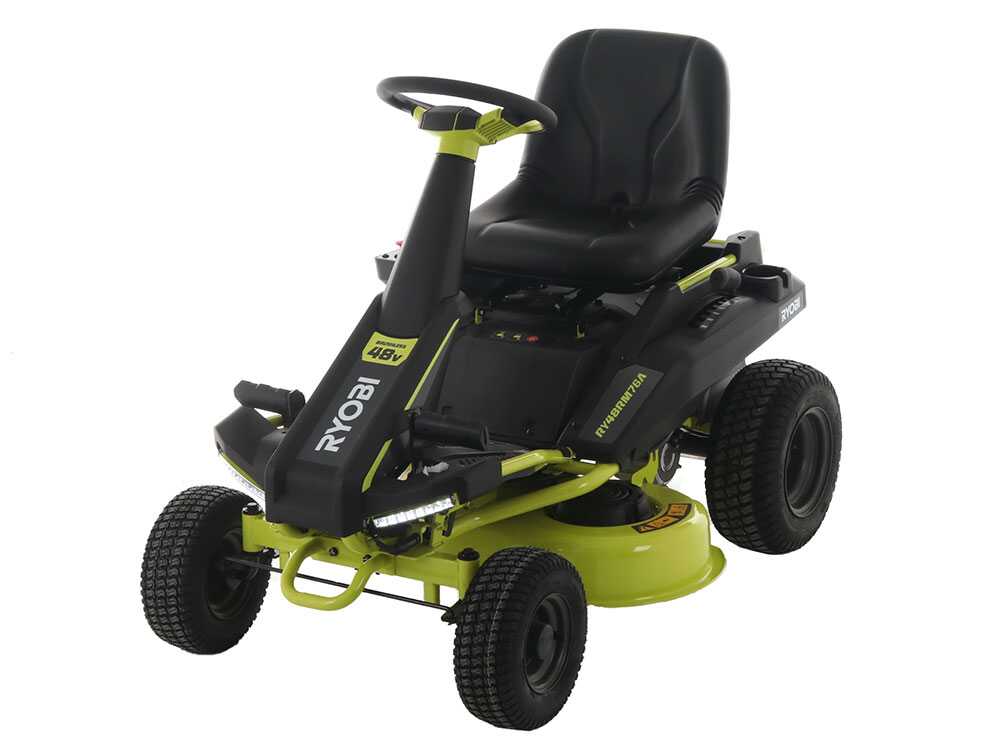 Ryobi RY48RM76A accu-zitmaaier met zijuitworp 76 cm, automaat, detail 12