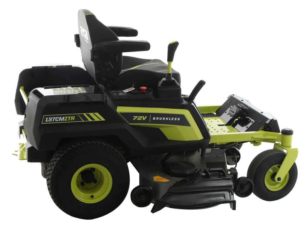 Ryobi ZTRX137 accu-zero-turn zitmaaier 137 cm, automaat, detail 12