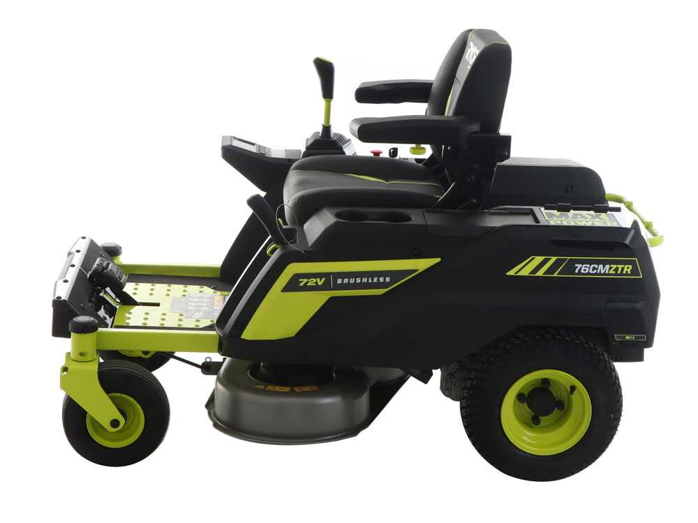Ryobi ZTRX76 accu-zero-turn zitmaaier 76 cm, automaat, detail 12