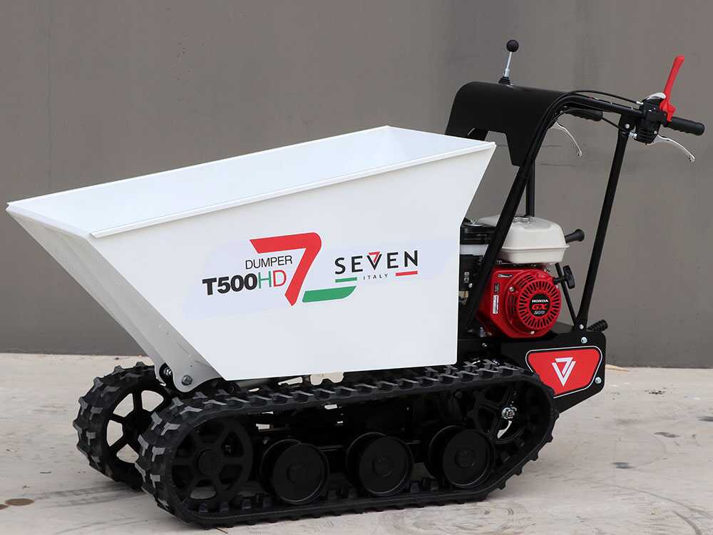 Rupsdumper laadvermogen 500 kg Seven Italy T500HD GX-E, hydraulisch kiepen, detail 13