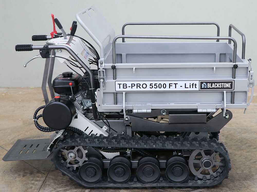 Rupsdumper laadvermogen 500 kg BlackStone TB-PRO 5500 FT, detail 13