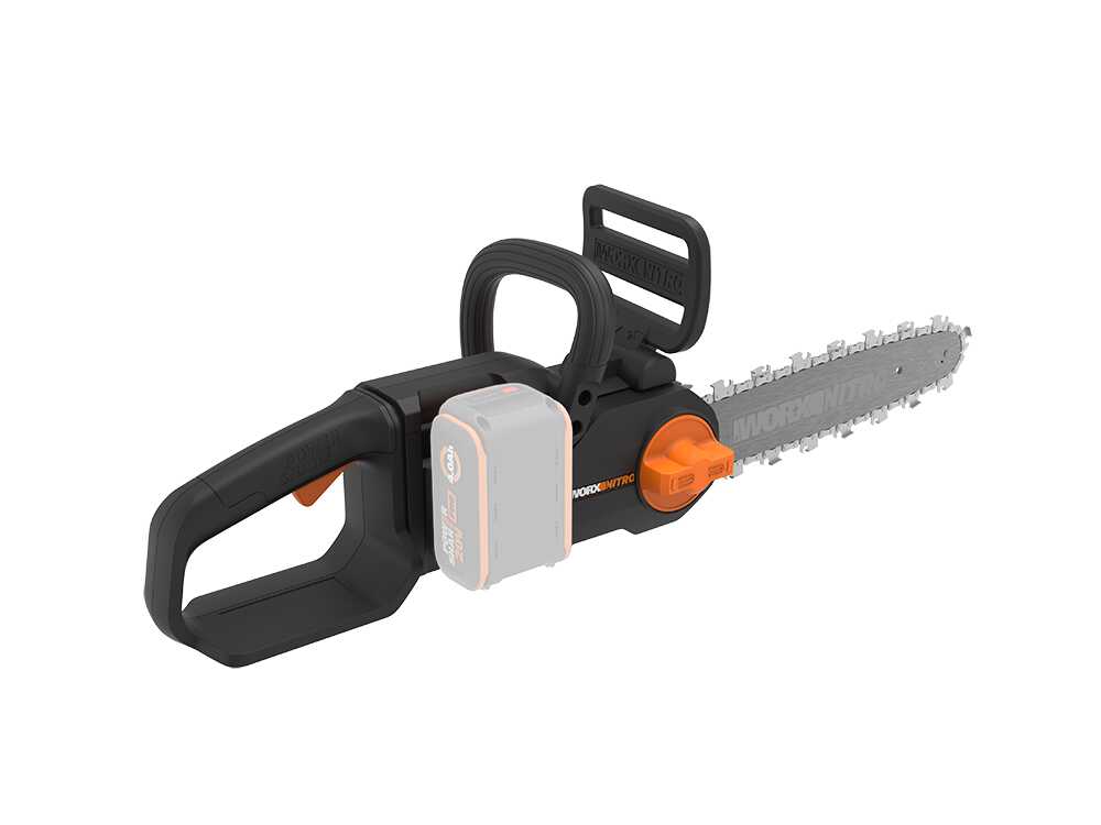 Worx Nitro WG350E.9 accu kettingzaag, zwaard 30 cm, 20 V zonder accu, detail 13