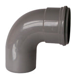 
  PVC Bocht manchetverbinding 87,5 graden, mof x spie, SN8 | Rabe - artikelnummer 142080
