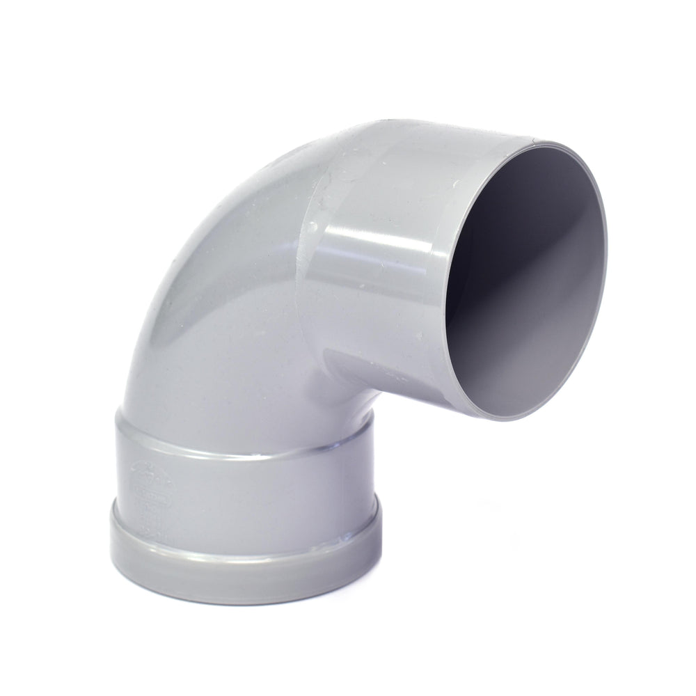PVC Manchet Bocht 87,5 graden SN4 Mof x Spie
