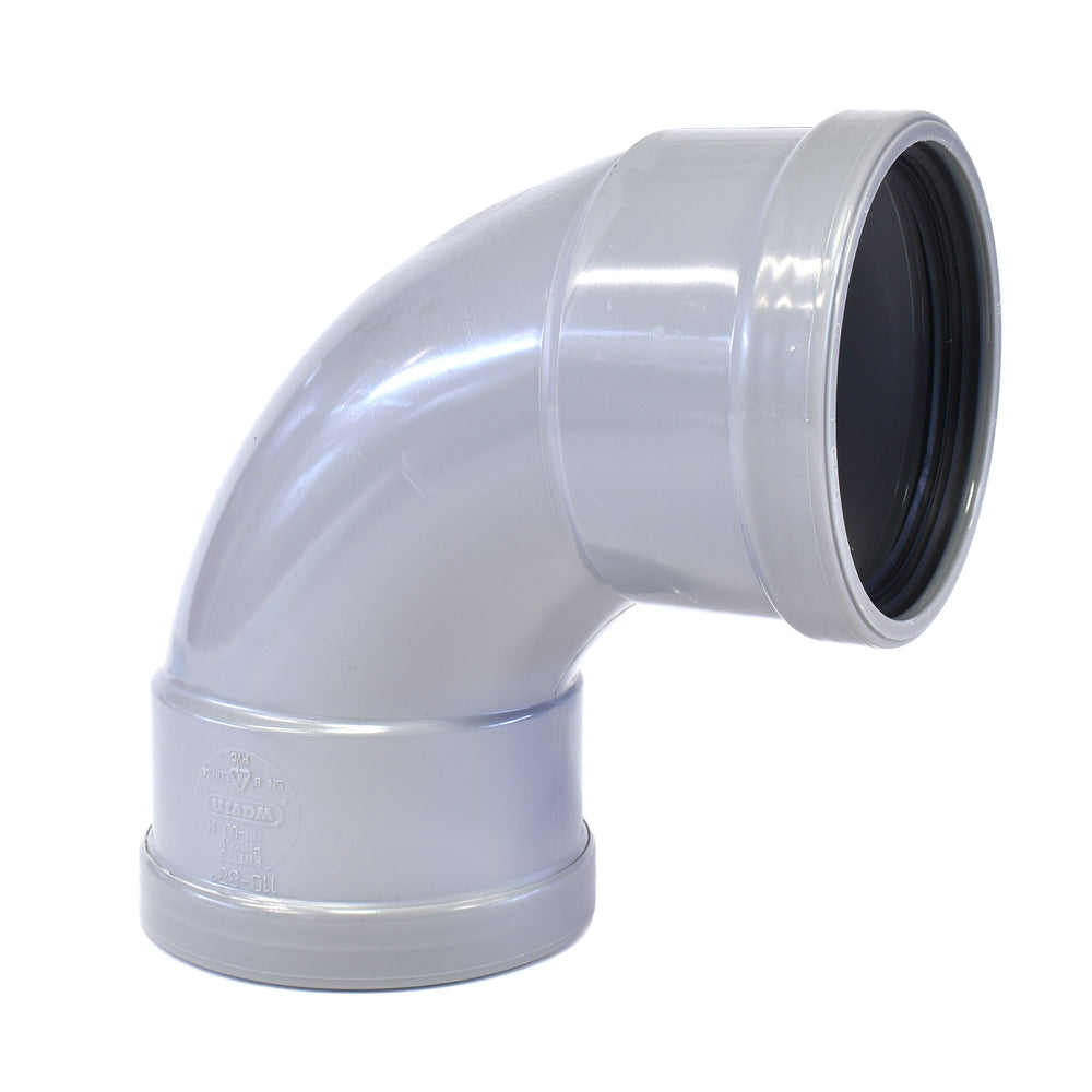 PVC Manchet Bocht 87,5 graden SN4 Mof x Mof