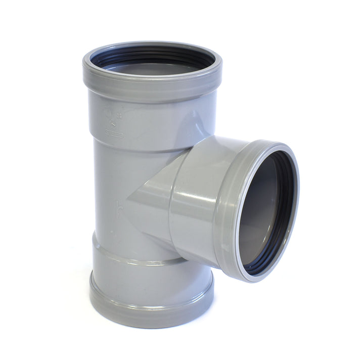 
  PVC Manchet T-stuk 87.5 graden SN4 3x Mof - artikelnummer 140312

