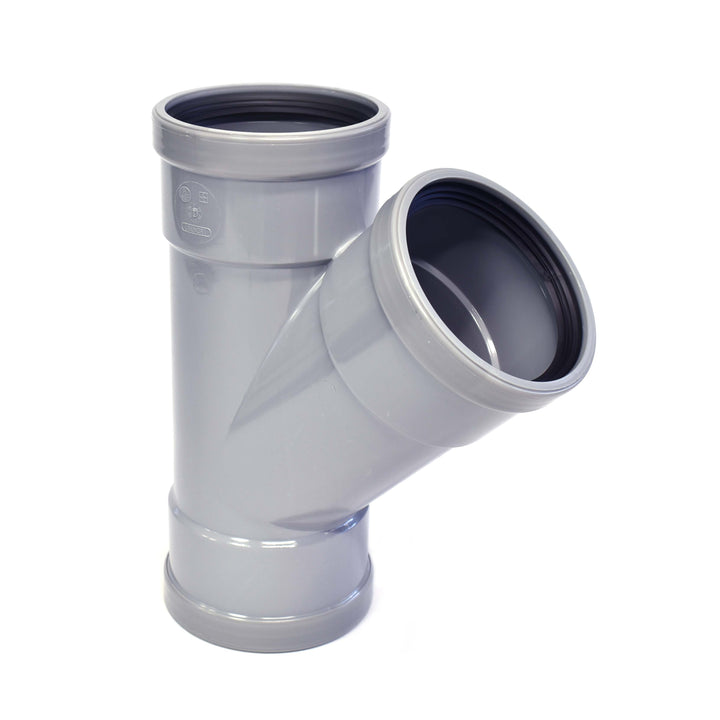 
  PVC Manchet T-stuk 45 graden SN4 3x Mof | Rabe - artikelnummer 140548
