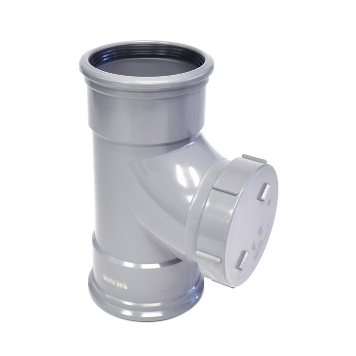 
  PVC Manchet Ontstoppingsstuk met Schroefdeksel SN4 Mof x Mof | Rabe - artikelnummer 140700
