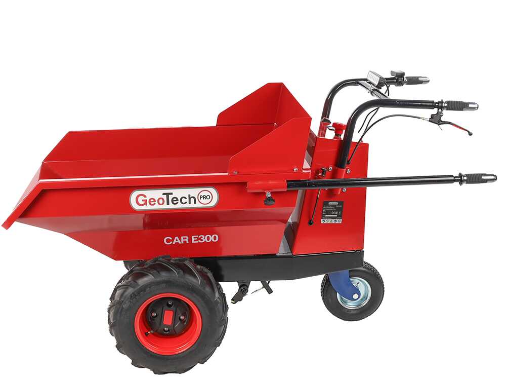Accu motorkruiwagen laadvermogen 300 kg GeoTech Pro Wheelbarrow Mini, detail 13