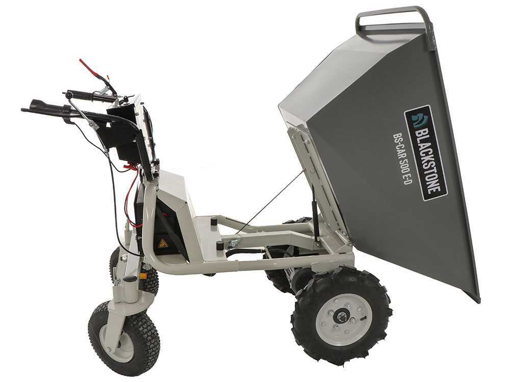 Accu motorkruiwagen laadvermogen 500 kg BlackStone BS-CAR 500 E-D, 48 V 25 Ah, detail 13