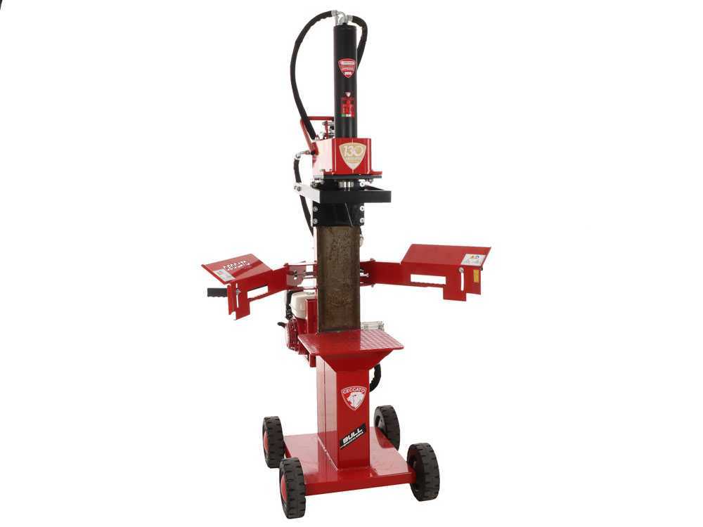 Ceccato Olindo BULL SPL13R4H benzine houtklover, 13 ton, verticaal, detail 14