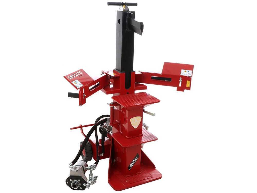 Ceccato Olindo BULL SPLT12F aftakas houtklover, 12 ton, verticaal, detail 14