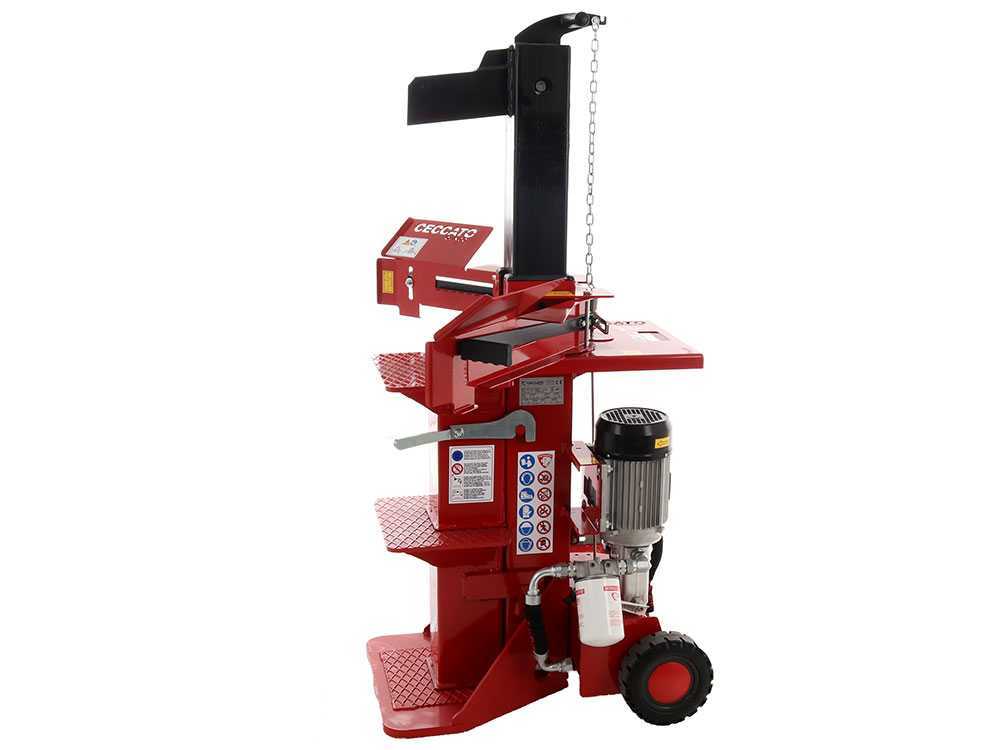 Ceccato Olindo BULL SPLE12 FDPT elektrische houtklover, 12 ton, verticaal, detail 14